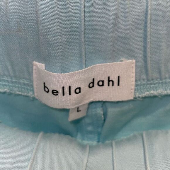 Bella Dahl Womens Elastic Waist Drawstring Cropped Jogger Pants Aqua Large NWT - Picture 7 of 11